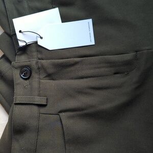 Universal Standard Smart Signature Ponte Pants, Olive Moss ForestGreen Size S/14